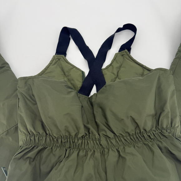 Vintage Edco Insulated Winter Bib Overalls Nylon Military Green Men 30 x 32 - Picture 10 of 15